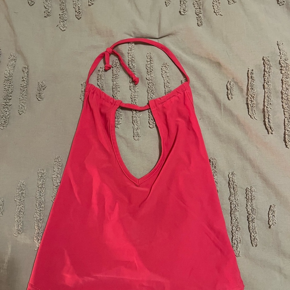 Red Halter Top